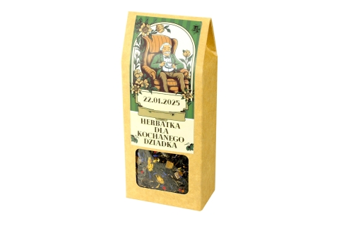 Herbata Czarna DLA KOCHANEGO DZIADKA (KT) (50g) Idealna Na Dzień Dziadka !!